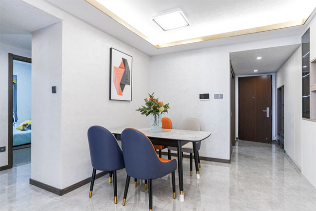 95㎡輕奢風(fēng)，因地制宜的設(shè)計(jì)，展現(xiàn)年人輕獨(dú)特生活理念